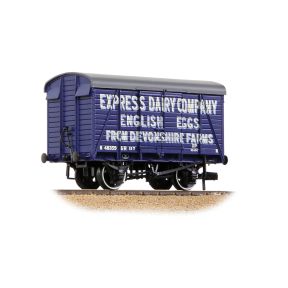 Bachmann 38-072A OO Gauge SR 12 Ton Even Planked Ventilated Van Express Dairy Company Blue N48359