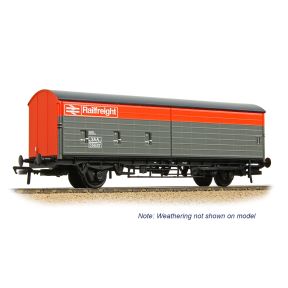 Bachmann 38-128B OO Gauge BR VAA Van BR Railfreight Red & Grey Weathered 200633