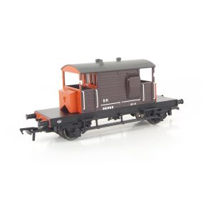 Bachmann 38-403-SH OO Gauge SR Pill Box Brake Van SR Brown Grey Roof 56365