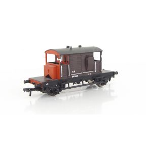 Bachmann 38-403-SH OO Gauge SR Pill Box Brake Van SR Brown Grey Roof 56365