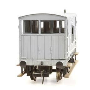 Bachmann 38-552A OO Gauge Midland Railway 20T Brake Van With Duckets LMS Grey