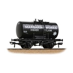 Bachmann 38-785 OO Gauge 14 Ton Anchor Mounted Tank Wagon Irlam Margarine Works Black