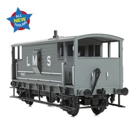 Bachmann 38-975 OO GaugeLMS 20 Ton Brake Van LMS Grey