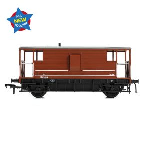Bachmann 38-977 OO Gauge LMS 20 Ton Brake Van Early BR Bauxite