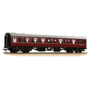 Bachmann 39-060APF OO Gauge BR Mk1 TSO Tourist Second Open Coach BR Maroon Passengers Fitted E4283