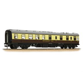 Bachmann 39-102C OO Gauge BR Mk1 RU Restaurant Unclassified Coach BR (WR) Chocolate And Cream W1905