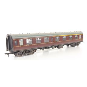 Bachmann 39-126F-SH OO Gauge BR Mk1 CK Composite Corridor Maroon E16244 Weathered