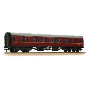 Bachmann 39-151G OO Gauge BR Mk1 FK First Corridor Coach BR Maroon SC13249