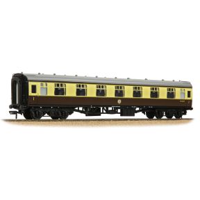 Bachmann 39-154D OO Gauge BR Mk1 FK First Corridor Coach BR (WR) Chocolate And Cream W13079