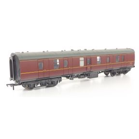 Bachmann 39-176F-SH OO Gauge BR Mk1 BG Full Brake BR Maroon W81266 Weathered