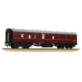 Bachmann 39-176G OO Gauge BR Mk1 BG Brake Gangwayed Coach BR Maroon SC84362