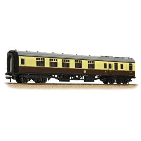 Bachmann 39-229D OO Gauge BR Mk1 BCK Brake Composite Corridor Coach BR (WR) Chocolate And Cream W21168