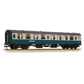 Bachmann 39-255 OO Gauge BR Mk1 RUO Restaurant Unclassified Open Coach BR Blue And Grey E1036