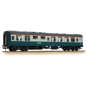 Bachmann 39-264BPF OO Gauge BR Mk1 RMB Restaurant Miniature Buffet Coach BR Blue And Grey With Passengers E1824