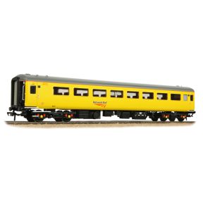 Bachmann 39-682A OO Gauge BR Mk2F ex-TSO Staff Coach Network Rail Yellow 6117