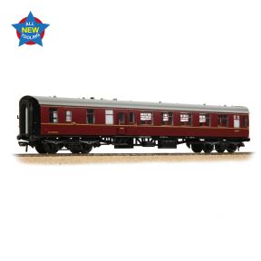 Bachmann 39-801A OO Gauge BR MK1 BSO Brake Second Open BR Maroon E9277