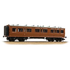 Bachmann 39-861 OO Gauge LNWR 50ft Arc Roof Composite Corridor Coach M&GN Brown