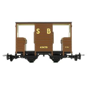 Bachmann 393-101A OO Gauge RNAD Open End Brake Van Statfold Barn Railway Brown