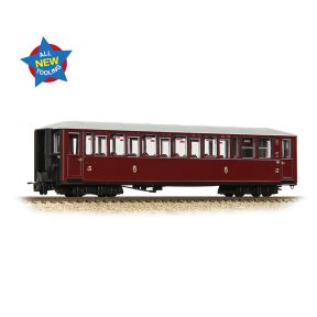 Bachmann 394-101A OO-9 Ffestiniog Railway Tin Car Saloon Third No. 120 FR Maroon