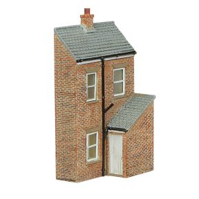 Bachmann 42-0216W N Gauge Low Relief Rear Of Terrace Left Hand White Door