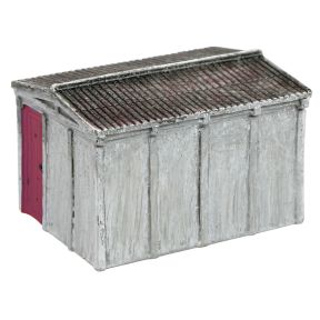 Bachmann 42-036R N Gauge Sectional Lineside Hut Red Door