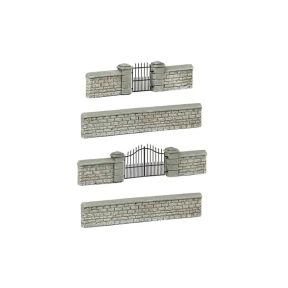 Graham Farish 42-555 N Gauge Stone Walls and Gates