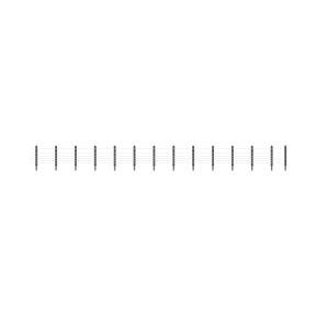 Ratio 423 OO Gauge GWR Lineside Fencing (36 posts with wire) Plastic Kit