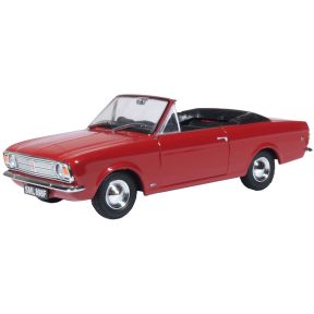 Oxford Diecast 43CCC003O Gauge Ford Cortina Crayford Open Dragoon Red