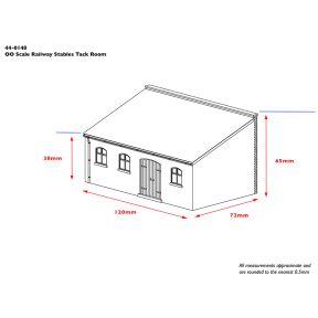 Bachmann 44-0148 OO Gauge Railway Stables Tack Room