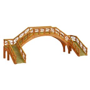 Bachmann 44-0186 OO Gauge NER Footbridge Brown