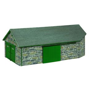 Bachmann 44-0197G OO-9 Narrow Gauge Harbour Station Goods Shed Green