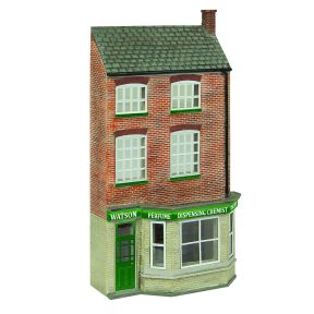 Bachmann 44-0221G OO Gauge Low Relief Dispensing Chemist Green