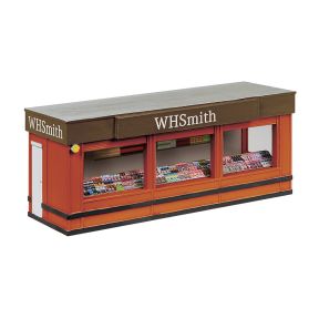 Bachmann 44-1021A OO Gauge Newsagent Platform Kiosk Orange & Brown