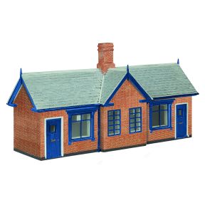 Bachmann 44-1024B OO Gauge Transport Cottages Brick & Blue