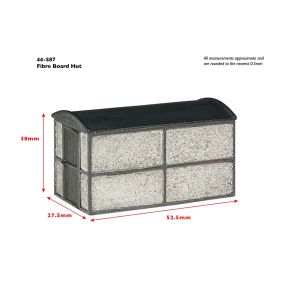 Bachmann 44-587 OO Gauge Fibre Board Hut