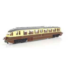 Dapol 4D-011-004-SH OO Gauge GW Streamlined Railcar No.8 GW Chocolate And Cream Twin Cities