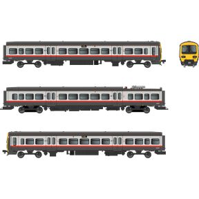 Dapol 4D-323-002S OO Gauge Class 323 3 Car EMU 323227 Greater Manchester PTE DCC Sound Fitted