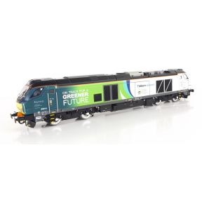 Dapol 4D-022-028 OO Gauge Class 68 68014 Chiltern Railways Bio Fuel Livery