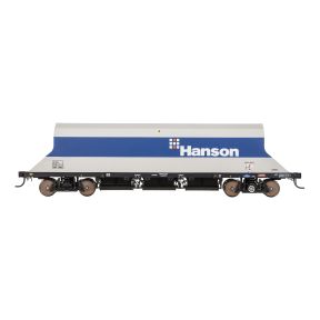 Dapol 4F-081-104 OO Gauge P&D OHA JHA Bogie Hopper Middle Hanson Blue And Grey 19802