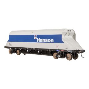 Dapol 4F-081-105 OO Gauge PDS JHA Bogie Hopper Middle Hanson Blue And Grey 19811