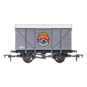 Dapol 4F-012-075 OO Gauge 12 Ton Ventilated Van Titanic Brewery Atlantic Red