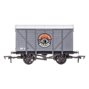 Dapol 4F-012-077 OO Gauge 12 Ton Ventilated Van Titanic Brewery Cappuccino Stout
