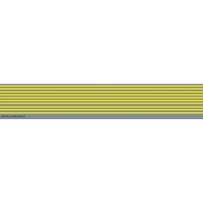 Railtec 4MM-9014 OO Gauge Station Platform Safety Lines Yellow Waterslide Decals