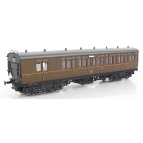 Dapol 4P-020-402 OO Gauge GWR Toplight Brake Third Coach GW Brown 3756