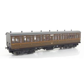 Dapol 4P-020-411 OO Gauge GWR Toplight Third Class Coach GW Brown 3909