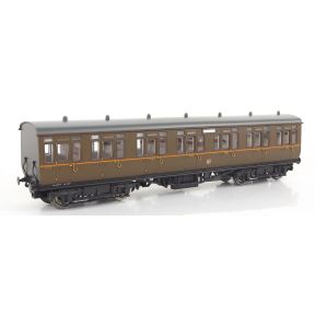 Dapol 4P-020-422 OO Gauge GWR Toplight Composite Coach GW Brown 7910