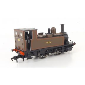 Dapol 4S-018-002SH OO Gauge LSWR B4 0-4-0T 90 'Caen' LSWR Brown DCC Sound Fitted