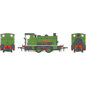 Dapol 4S-024-012 OO Gauge Hawthorn Leslie 0-4-0 'Invincible' Lined Green
