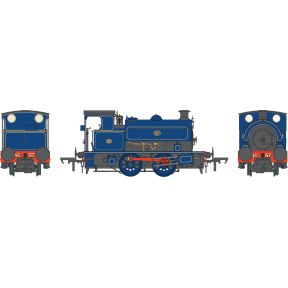 Dapol 4S-024-013 OO Gauge Hawthorn Leslie 0-4-0 57 Port Of London Blue