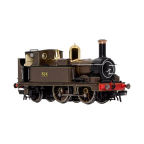 Dapol 4S-517-002 OO Gauge GW 517 0-4-2 Tank 524 GW Lined Chocolate Closed Cab
